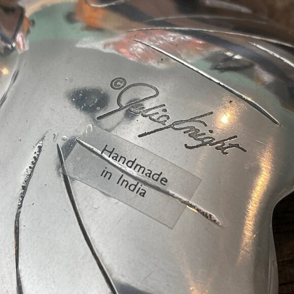 Julia Knight autumn Leaf bowl enameled - Picture 11 of 12